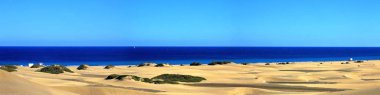Playa del Ingles on gran canaria clipart