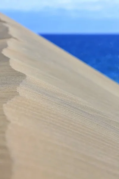 Maspalomas de zandduinen op Gran Canaria — Stockfoto