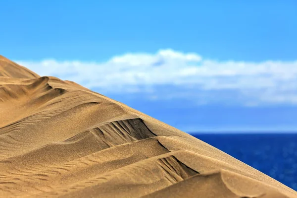 Maspalomas the sand dunes on Gran Canaria — Stock Photo, Image