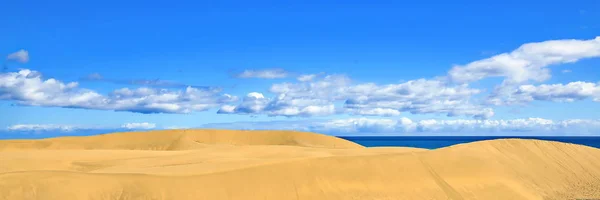 Maspalomas las dunas de arena en Gran Canaria —  Fotos de Stock
