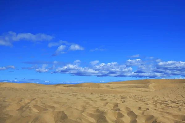 Maspalomas de zandduinen op Gran Canaria — Stockfoto
