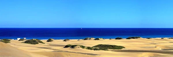Playa del Ingles on gran canaria — Stock fotografie