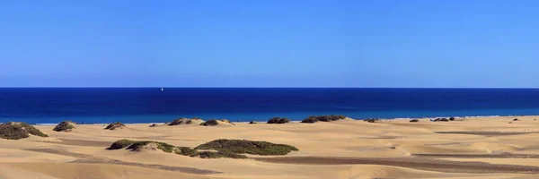 Playa del Ingles on gran canaria — Stock Photo, Image