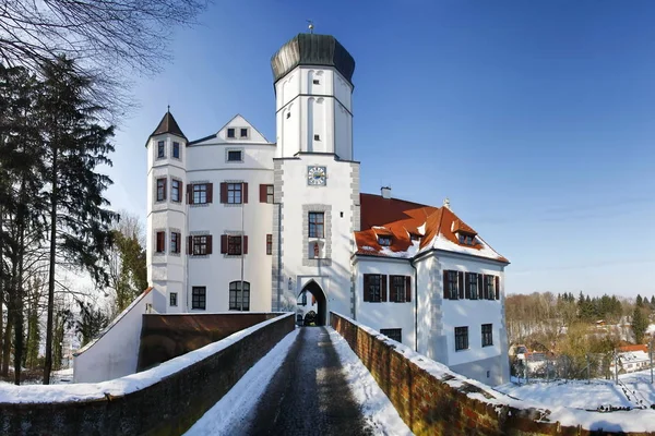 Illertissen är en stad i Bayern Tyskland — Stockfoto