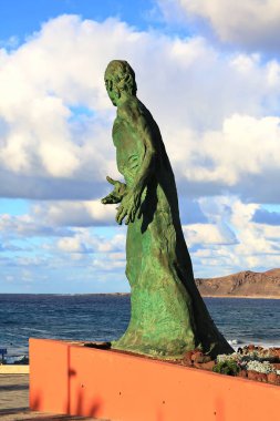 Las Palmas - Gran Canaria / İspanya - 01 22 2017: Alfredo Kraus ar