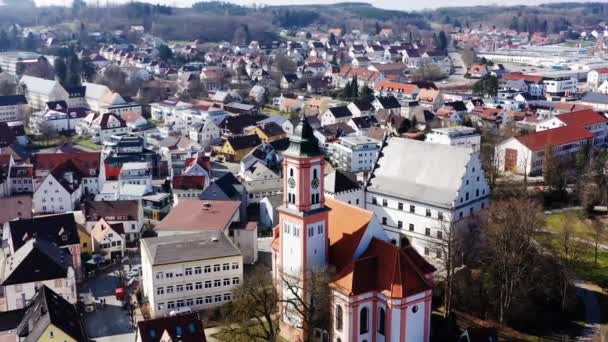 Krumbach Kvarnen Kammel — Stockvideo