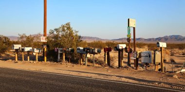 Pioneertown, California/ABD - 04 27 2013: Pioneertown bir şehirdir