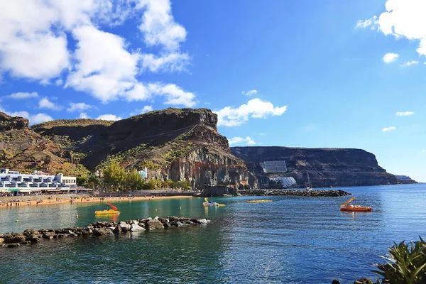 Puerto de mogan su gran canaria — Foto Stock