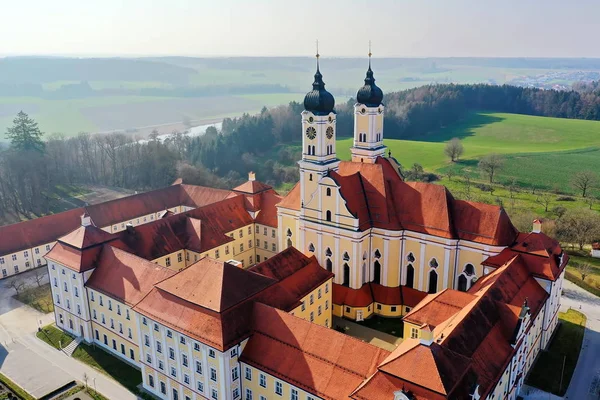 Mosteiro Roggenburg de cima — Fotografia de Stock