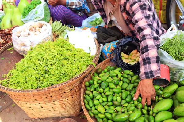 Mani Sithu Market in Bagan, Myanmar, Burma — Stock Photo, Image