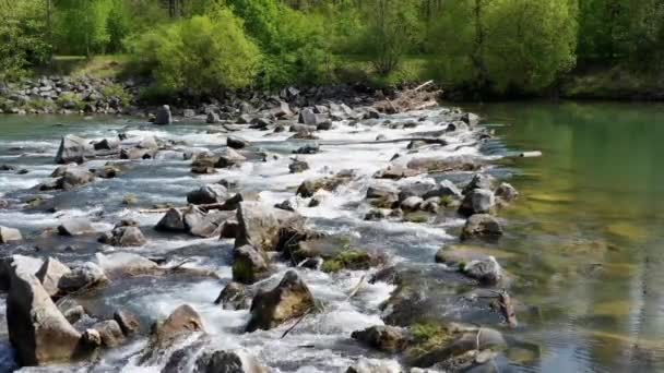 Iller Río Baviera — Vídeo de stock