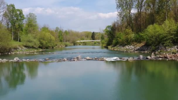 Ллер Річка Баварії — стокове відео