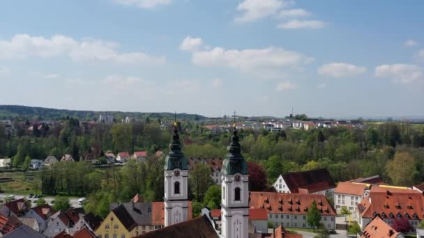 Bad Waldsee Felülről — Stock videók