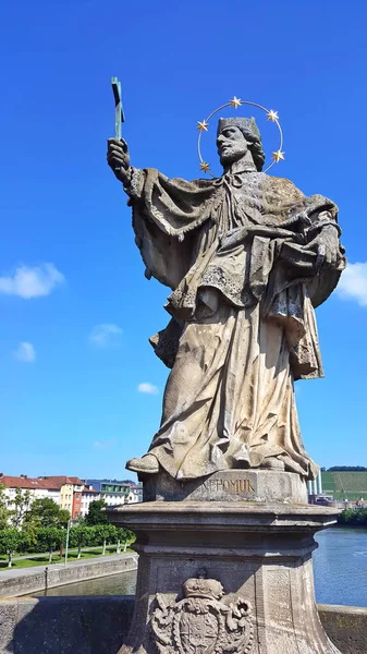 Wuerzburg Uma Cidade Baviera Franconia Com Muitas Atrações — Fotografia de Stock