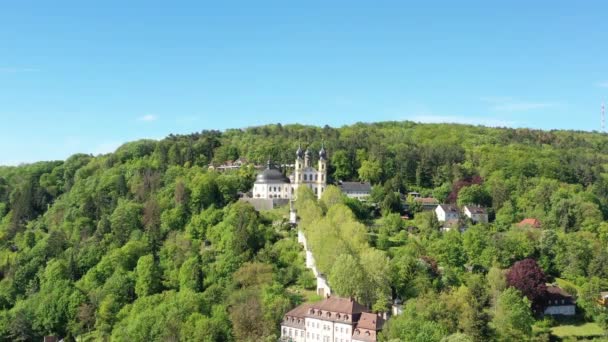 Уєрцбург Місто Баварії Франконії Безліччю Пам Яток — стокове відео