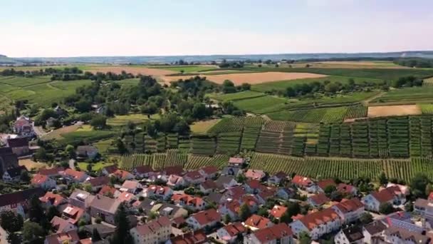 Kirchheim Neckar Desde Arriba — Vídeos de Stock