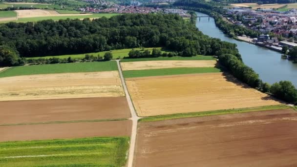 Kirchheim Neckar Desde Arriba — Vídeos de Stock