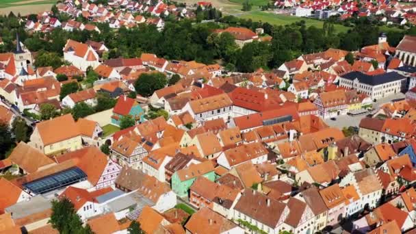 Vue Aérienne Iphofen Bavière Luftbild Von Iphofen — Video