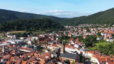 Eberbach Neckar yukarıdan