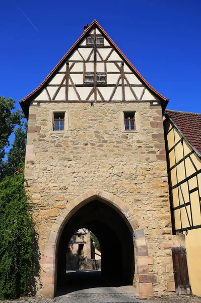 Iphofen är en stad i Bayern med många historiska sevärdheter — Stockfoto