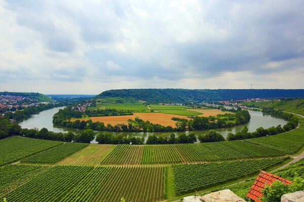 Mundelsheim am Neckar a wine region near Stuttgart