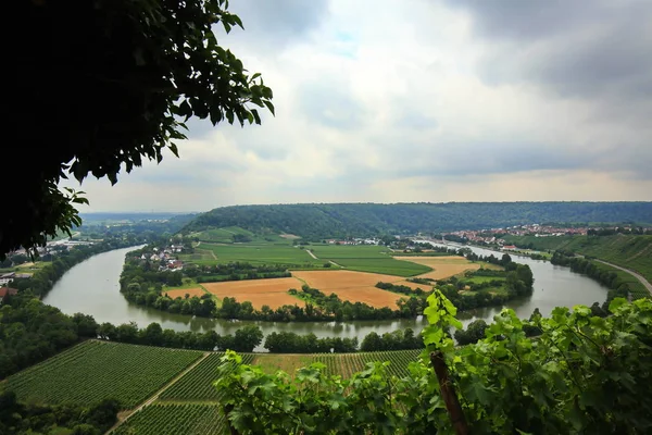 Mundelsheim am Neckar een wijnstreek in de buurt van Stuttgart — Stockfoto