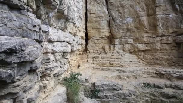 Гессенхаймські Скельні Сади Популярним Місцем Альпіністів Туристів — стокове відео
