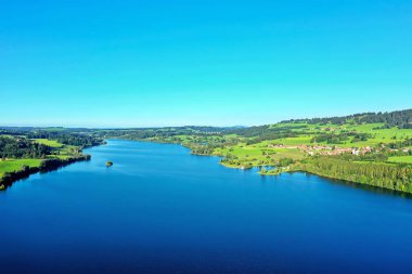 Sulzberg yakınlarındaki Rottachsee bir su deposu.