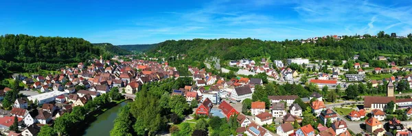 Townscape Sulz Neckar Cima — Fotografia de Stock