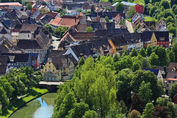 Sulz am Neckar 'ın şehir manzarası