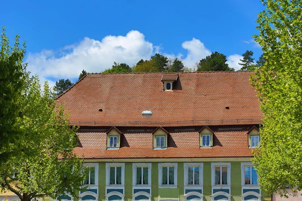 Tauberbischofsheim Uma Cidade Com Muitas Atrações — Fotografia de Stock