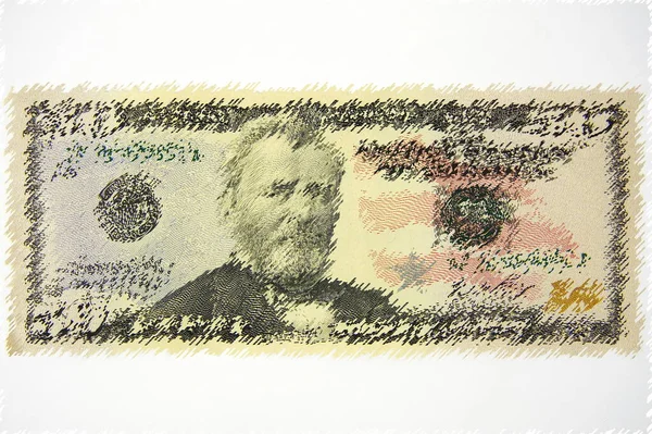 Billets Dollars Comme Toile Fond — Photo