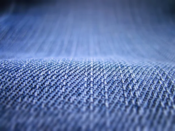 Tessuto Jeans Blu Come Sfondo — Foto Stock