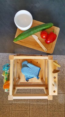 Küçük çocuklar için öğrenme kulesi