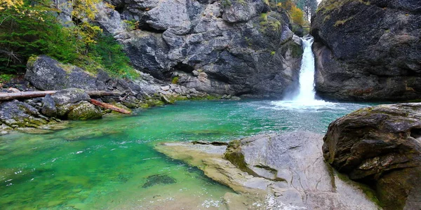 Buchenegger Waterfalls Bavaria Allaugu — Stock Photo, Image