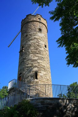 Heilbronn, Baden-Wrttemberg / Almanya - 23 06 2020 Wartberg Heilbronn şehrinin bir görüntüsüdür.