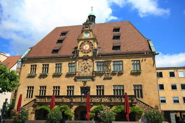 Rathaus, Heilbronn şehrinin bir görüntüsü.