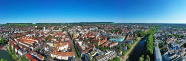 Luftbild von Heilbronn, Heilbronn şehrinin bir görüntüsü.