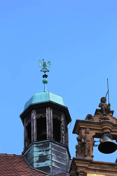 Rathaus Heilbronn Şehrinin Bir Görüntüsü — Stok fotoğraf