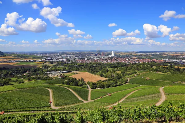 Scheuerberg Sight City Heilbronn — Stock Photo, Image