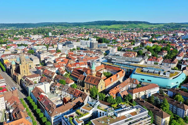 Heilbronn Von Oben Widok Miasto Heilbronn — Zdjęcie stockowe