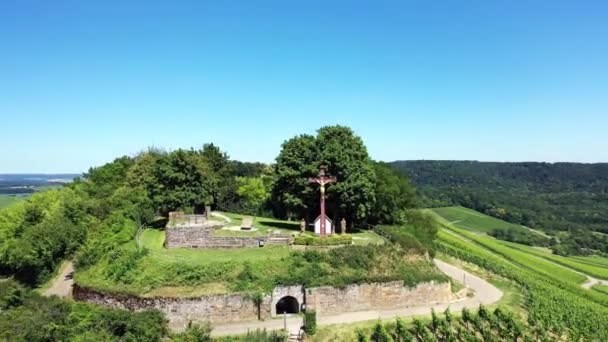 Scheuerberg Uma Região Vitícola Perto Heilbronn — Vídeo de Stock