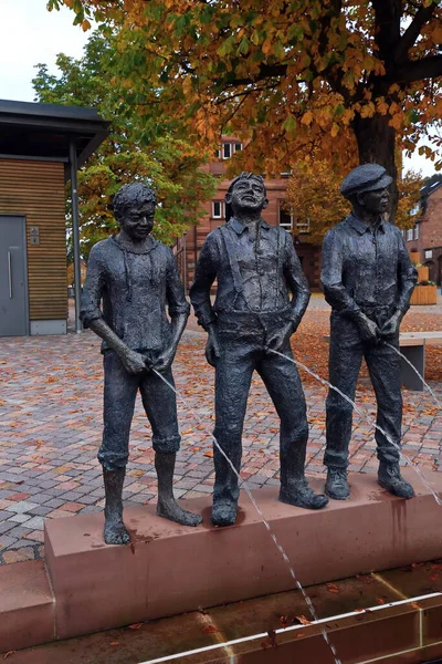 Miltenberg Bayern Niemcy 2020 Statua Miasta Miltenberg — Zdjęcie stockowe