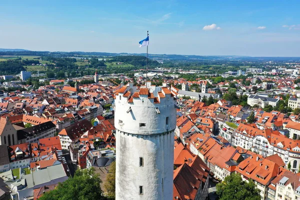 Widok Lotu Ptaka Worek Mąką Ravensburg Obrazy Stockowe bez tantiem