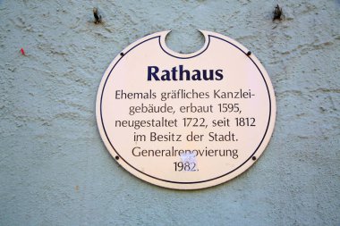 Pappenheim / Almanya - 15 09 2020: Pappenheim Bavyera 'da