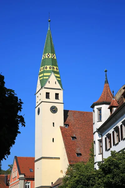 Stadtkirche Pappenheim Ist Anblick Von Pappenheim Bayern — Stockfoto