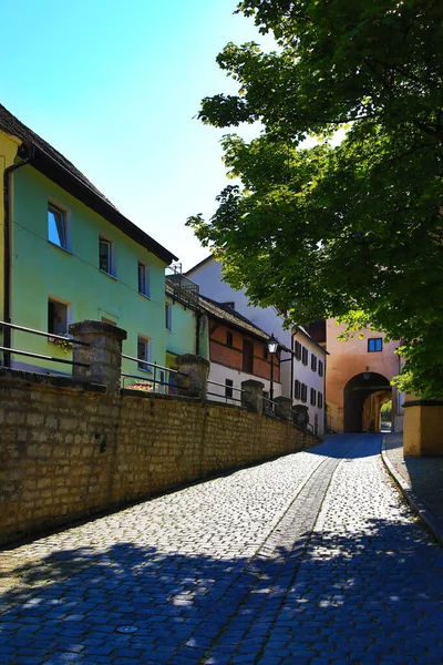 Oberes Tor Uno Spettacolo Pappenheim Baviera — Foto Stock