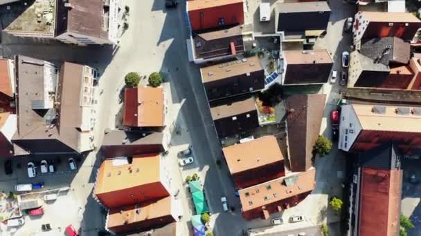 Schrobenhausen的空中景观 — 图库视频影像