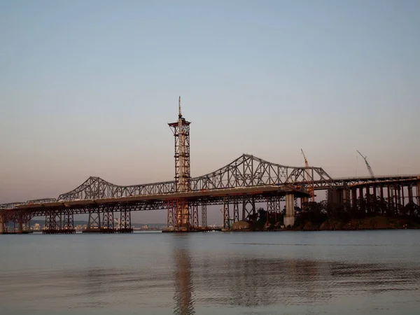 หอคอยสะพานเบย ใหม งเสร จตอนค ใกล บซานฟรานซ สโก แคล ฟอร — ภาพถ่ายสต็อก