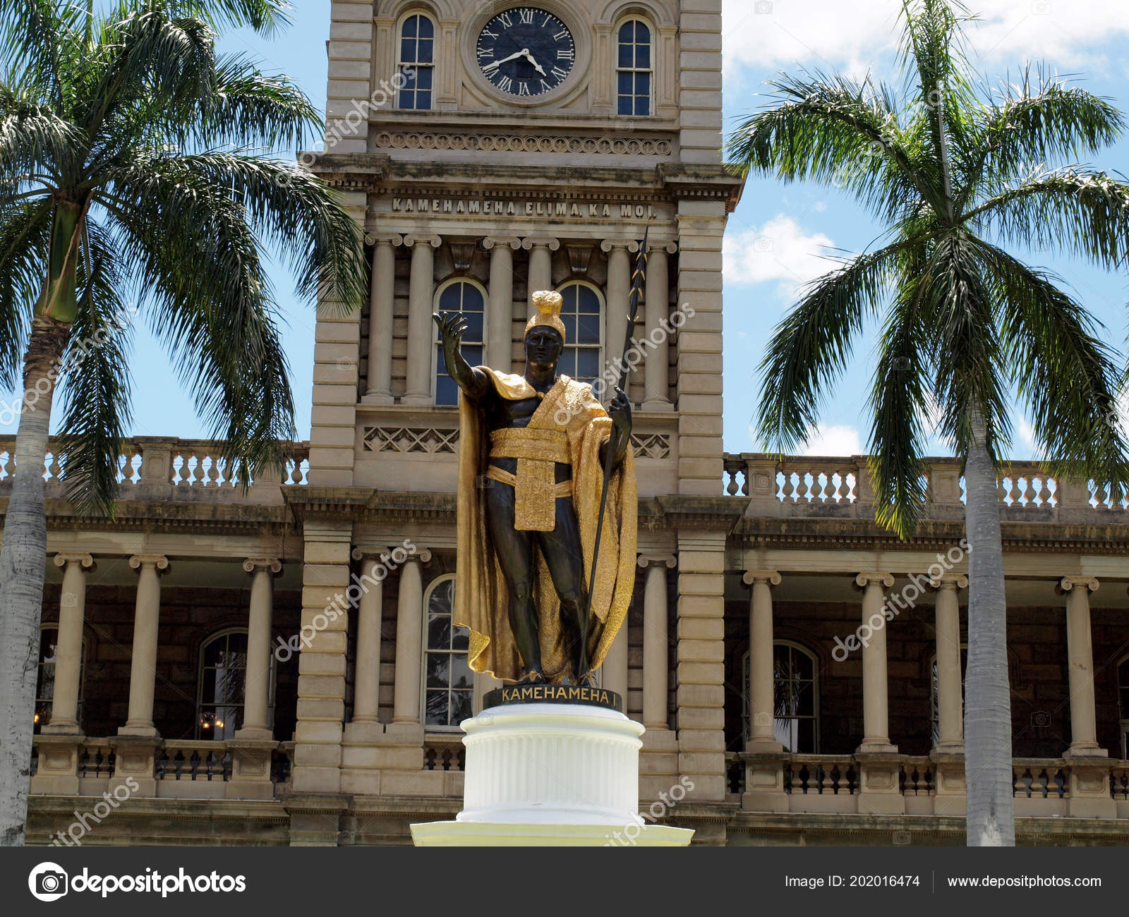 Statue Of Kamehameha I In Kapa'au, Hawaii